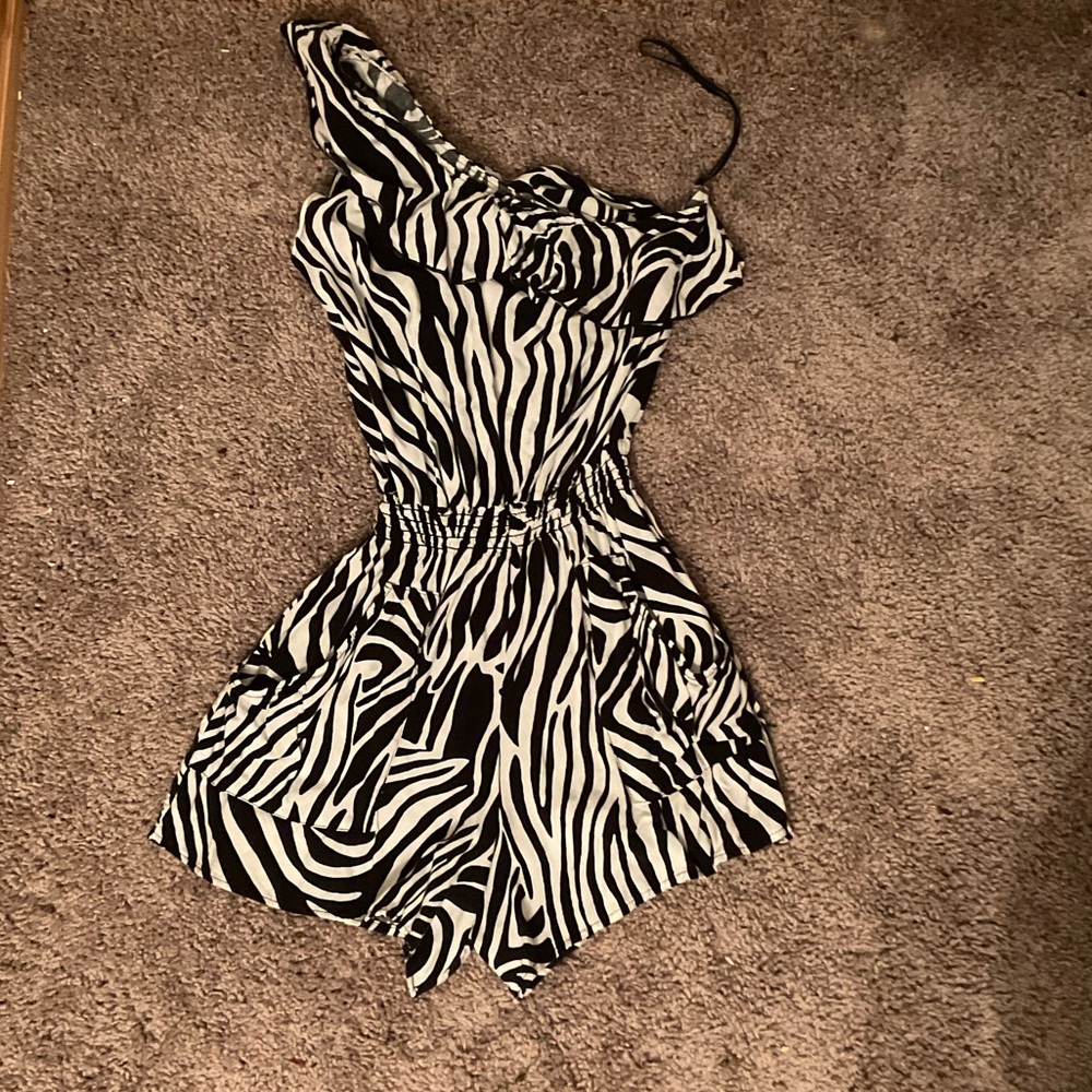 Zebra Romper